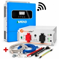 11 кВт LiFePO4 Felicity Комплект резервного живлення: інвертор Anenji + 51,2V/100Ah акумулятор FLA48100UG1 для квартири, офісу